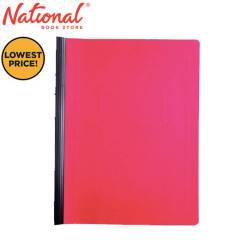 BEST BUY FOLDER COLORED WITH SLIDE  LONG DEEP, RED