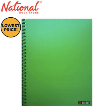 BEST BUY CLEARBOOK REFILLABLE LONG GREEN 20 SHEETS 27 HOLES GREEN