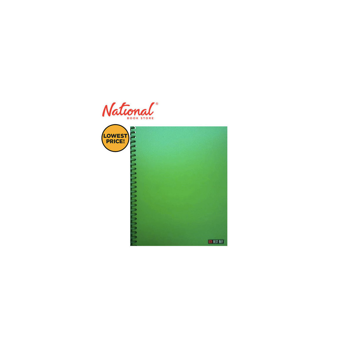 BEST BUY CLEARBOOK REFILLABLE LONG GREEN 20 SHEETS 27 HOLES GREEN