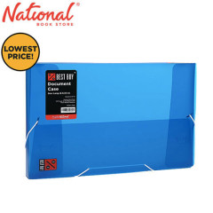 BEST BUY File Case 14009FC Long Garter Lock Foldable Blue