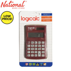 Logicalc Handheld Calculator LHCKC138AQ 10 digits, Red -...