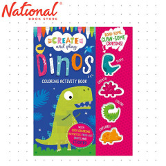 Dinos: Create And Play - Trade Paperback - Activity - Workbooks for Kids