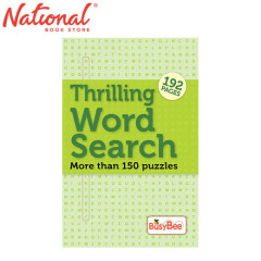 Thrilling Word Search:192 Page Word Search Puzzles Trade Paperback - Educational Games for Kids