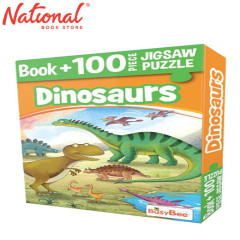 Dinosaur Book + 100 Pieces Jigsaw Puzzle - Hobbies for Kids