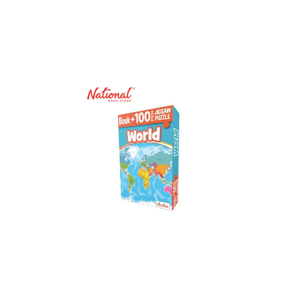 WORLD BOOK + 100 PIECES JIGSAW PUZZLE - HOBBIES FOR KIDS