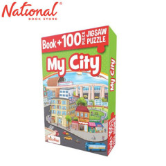My City Book + 100 Pieces Jigsaw Puzzle - Hobbies for Kids