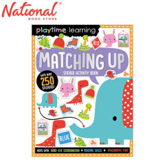 Playtime Learning Matching Up Sticker Activity - Trade Paperback - Activity - Workbooks for Kids