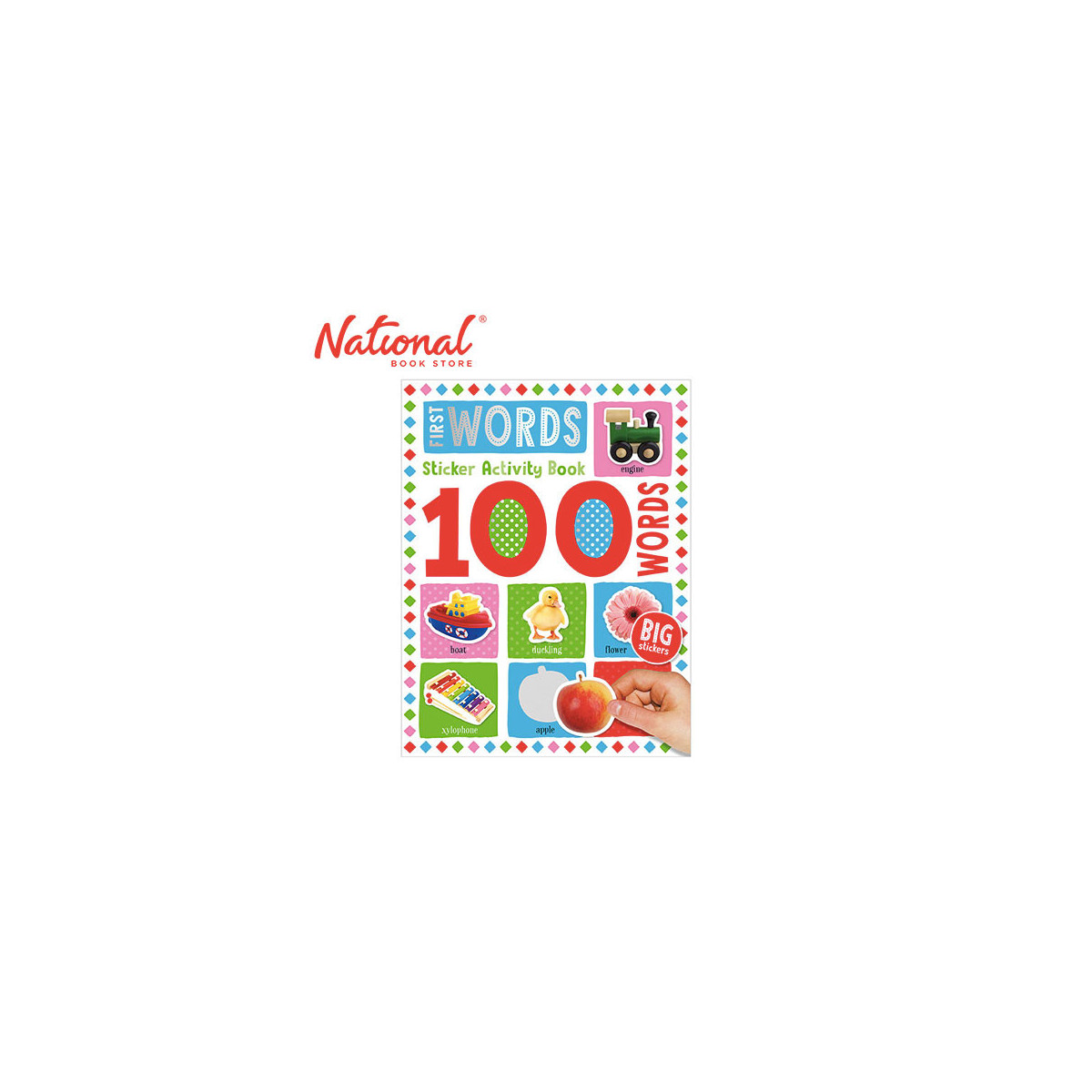 100 First Words Sticker Activity - Trade Paperback - Activity - Workbooks for Kids