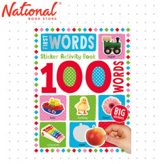 100 First Words Sticker Activity - Trade Paperback - Activity - Workbooks for Kids