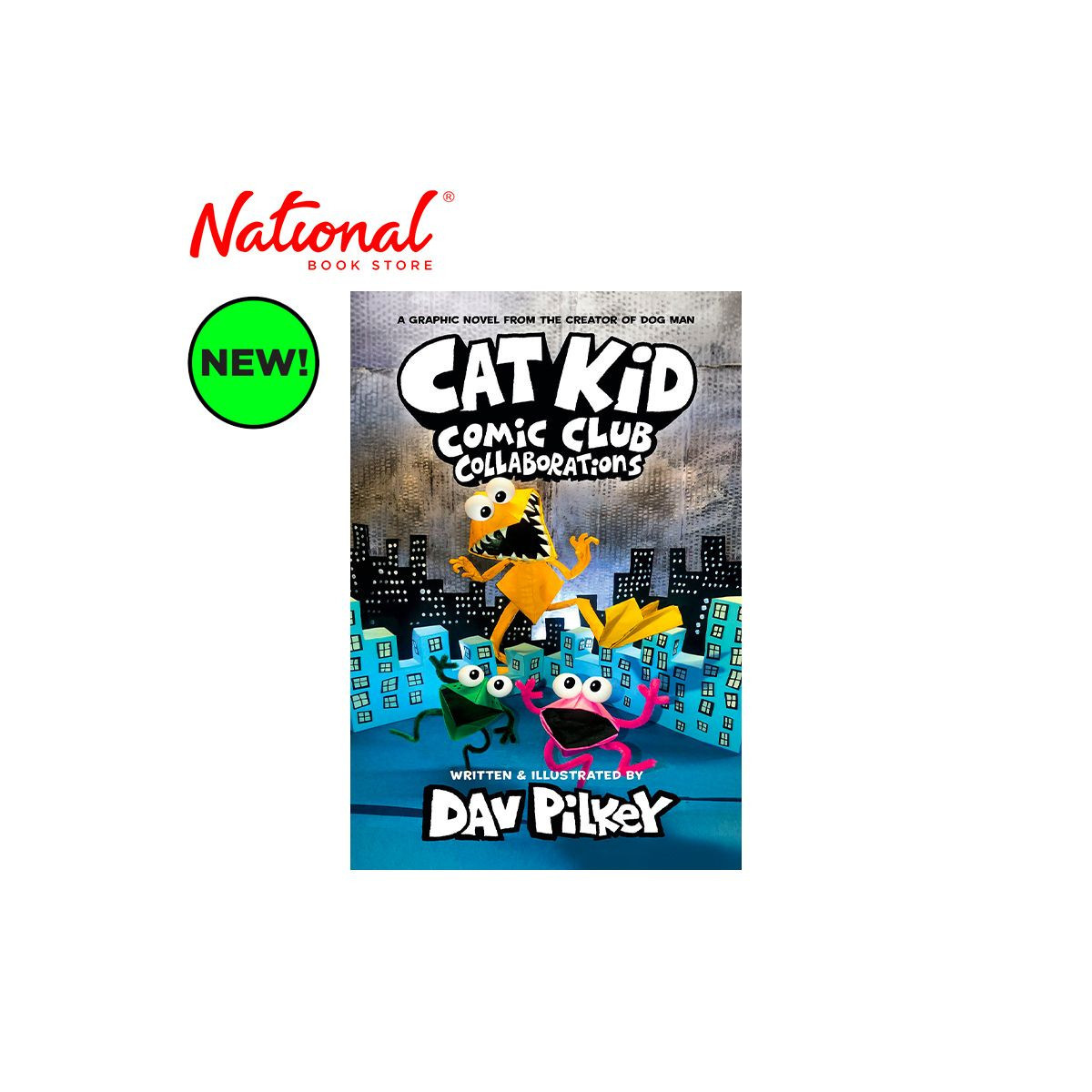 Cat Kid Comic Club No.4: Collaborations by Dav Pilkey - Hardcover