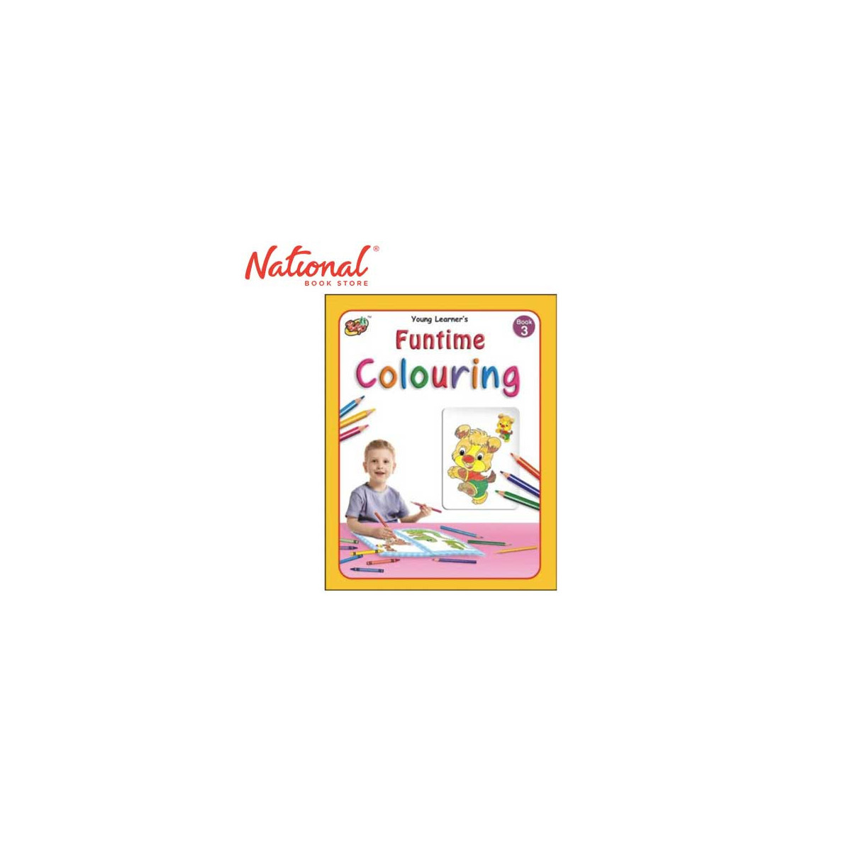 Funtime Colouring Book 3 A-7164 Trade Paperback - Books for Kids