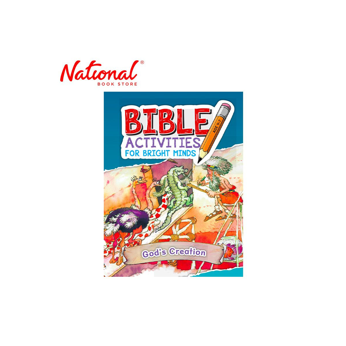 Bible Activities For Bright Minds: God's Creation - Trade Paperback - Books for Kids - Bible Study