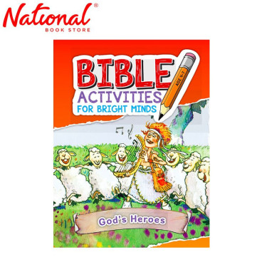 Bible Activities For Bright Minds: God's Heroes - Trade Paperback - Books for Kids - Bible Study