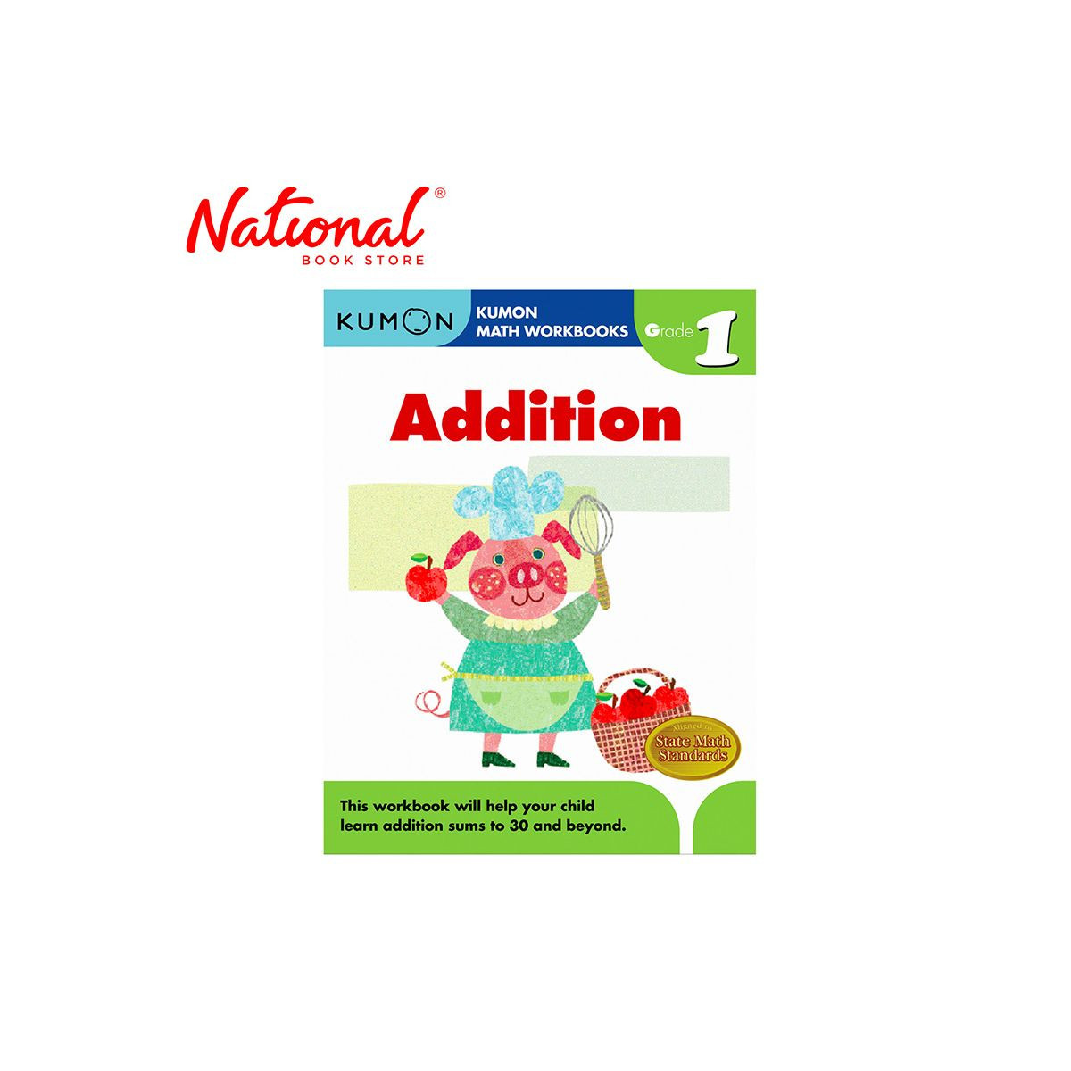 Kumon Grade 1: Addition - Trade Paperback - Math Workbooks for Kids