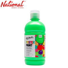 Mont Marte Poster Paint 500ml - Yellow Green (MPST0005) -...