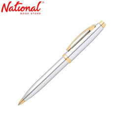 Sheaffer 100 Fine Ballpoint Pen Chrome/Gold Tone SE2934051-30 - Premium Pens