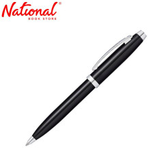 Sheaffer 100 Fine Ballpoint Pen Glossy Black Lacquer...