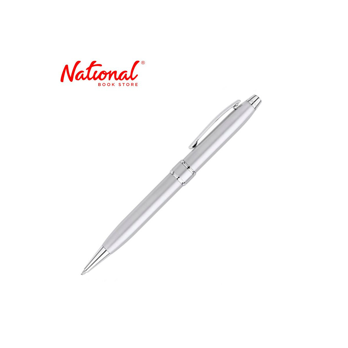 Cross Stratford Fine Ballpoint Pen Satin Chrome CAT0172-2 - Premium Pens