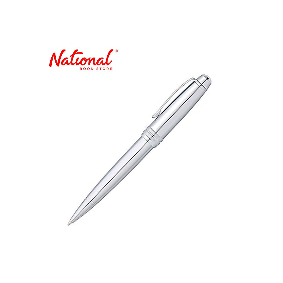 Cross Bailey Fine Ballpoint Pen Pure Chrome CAT0452-10 - Premium Pens