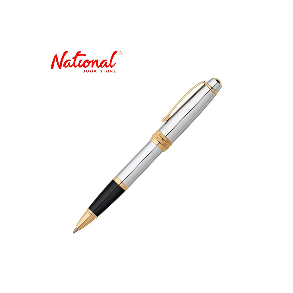 Cross Bailey Medalist Fine Rollerball Pen Chrome/Gold CAT0455-6 - Premium Pens