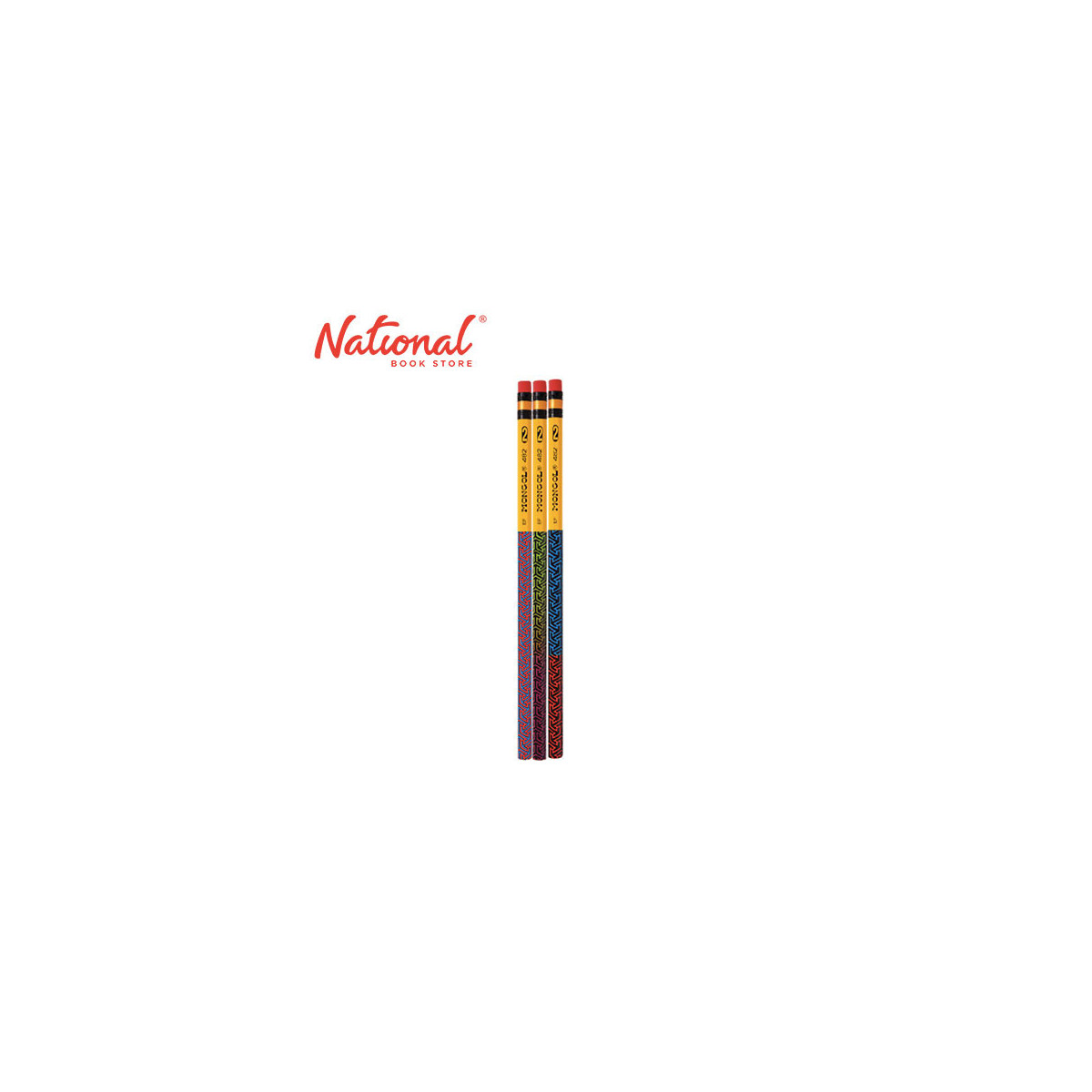 Mongol Wraps Regular Pencil Arrows No.2 3s 4013785 - School & Office Supplies