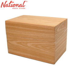 Local Index Box 5x8 inches Laminated Wood - Office...