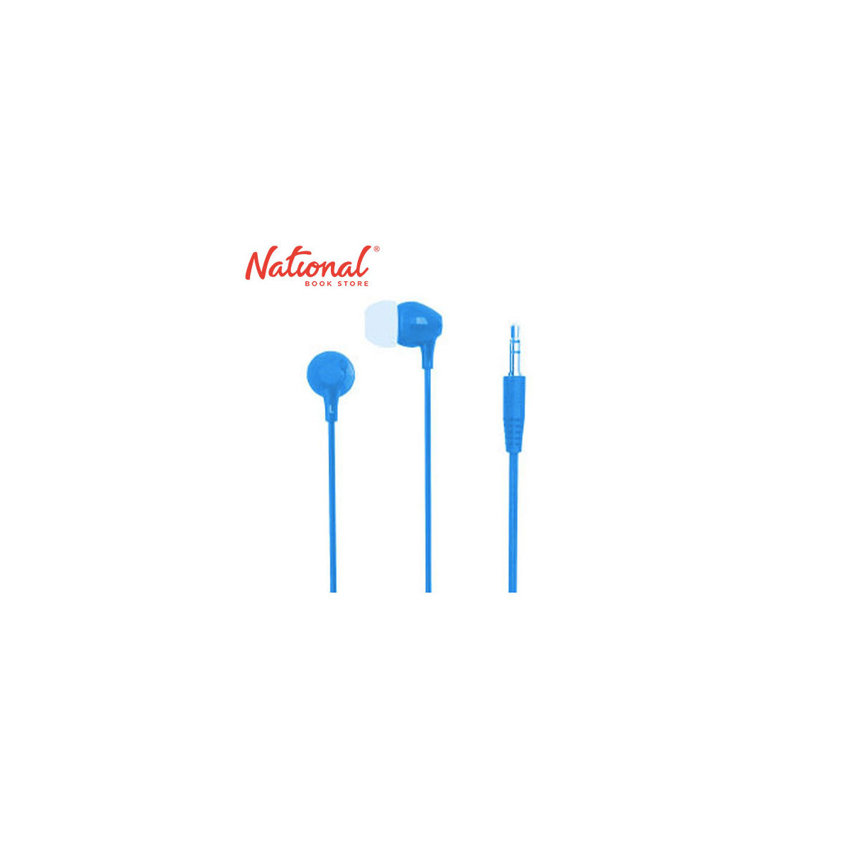 Carrefour Earphone Wired, Blue - Work from Home - Online School Essentials
