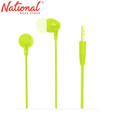 Carrefour Earphone Wired, Yellow - Work from Home - Online School Essentials