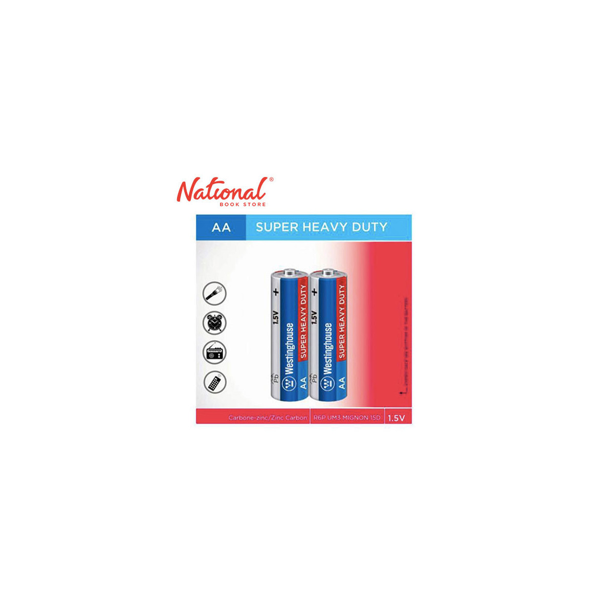 Westinghouse Battery AA 2/pack Super Heavy Duty - Home & Office Essentials