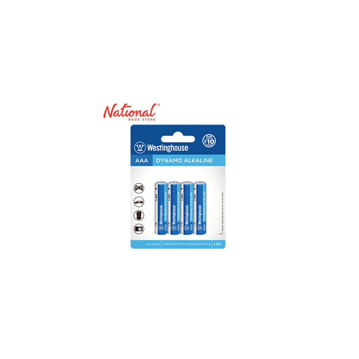 Westinghouse Battery AAA 4/pack Alkaline - Home & Office Essentials