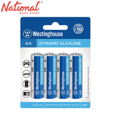 Westinghouse Battery AA 4/pack Alkaline - Home & Office Essentials