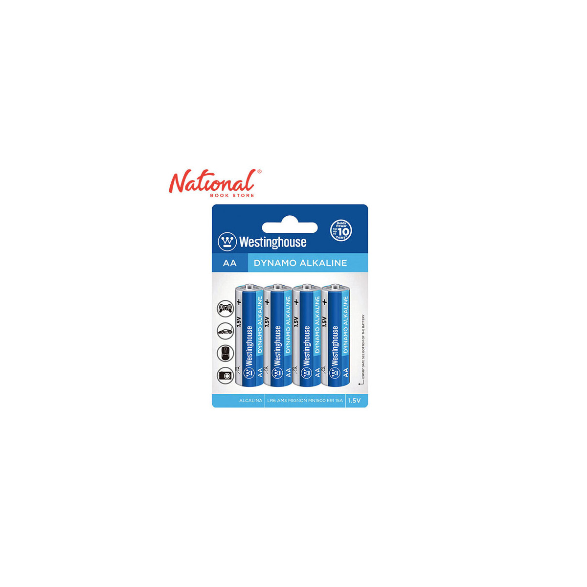 Westinghouse Battery AA 4/pack Alkaline - Home & Office Essentials