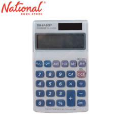 Sharp Handheld Calculator EL240S 8 Digits Dual Power,...