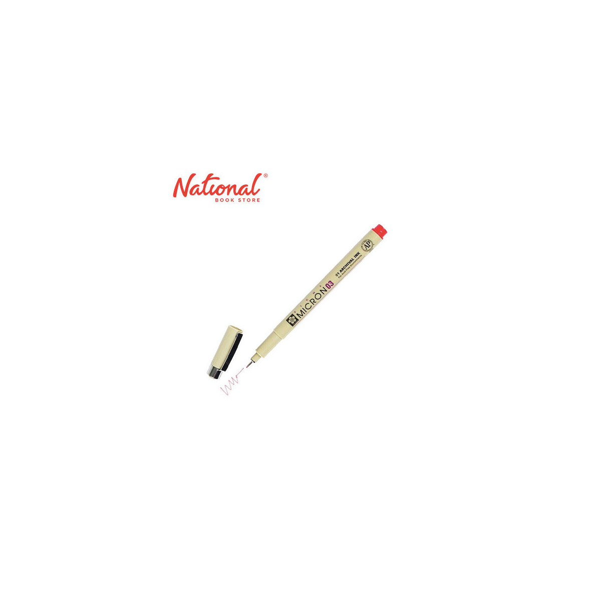 Sakura Pigma Micron 03 Drawing Pen Red XSDK03No.19 - Arts & Crafts