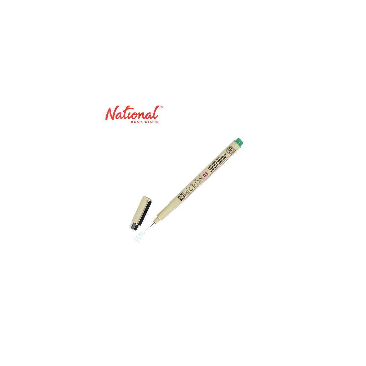 Sakura Pigma Micron 03 Drawing Pen Green XSDK03No.29 - Arts & Crafts