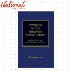 Textbook In The Philippine Constitution 17 Edition by Hector M. De Leon Jr. - Trade Paperback