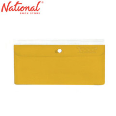 Veco Plastic Envelope No.10 Gauge 8 Button Lock With Yellow Divider - School & Office Supplies