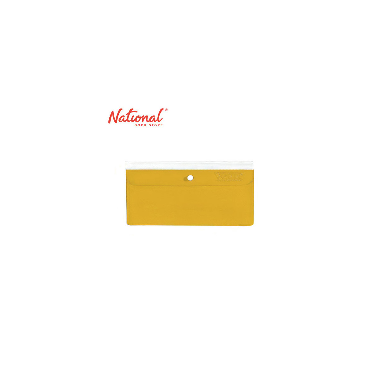 Veco Plastic Envelope No.10 Gauge 8 Button Lock With Yellow Divider - School & Office Supplies