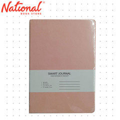 Journal Notebook A5 80GSM 80 Sheets Pink Leather Cream Paper - School Supplies