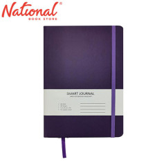 Journal Notebook A5 80GSM 80 Sheets Purple Leather Cream...