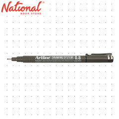 Artline Drawing Pen Black 0.8mm - School & Office Supplies
