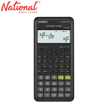 Casio Scientific Calculator FX82ES Plus, Black - School Essentials