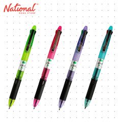 G-Soft 3-Colors Ballpoint Pen Retractable With Grip GS3L Ballpen (barrel color may vary)