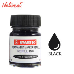Stabilo Permanent Marker Ink Refill Black 065/46 - School...