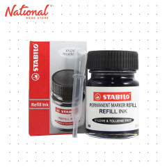 Stabilo Permanent Marker Ink Refill Black 065/46 - School & Office Supplies
