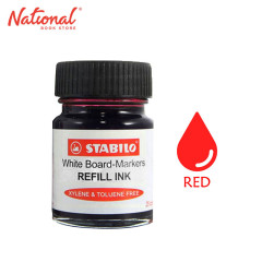 Stabilo Whiteboard Marker Ink Refill Red 064/40 - School...