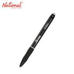Sharpie S-Gel Black Barrel Retractable Gel Pen 0.5mm...