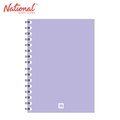 Elephant Spiral Notebook Violet Double Loop 6x8.5 inches...