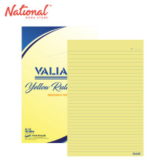 Valiant Yellow Pad without Polybag 8.5x13 inches 80...