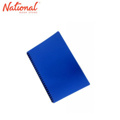 SEAGULL CLEARBOOK REFILLABLE 2027  LONG 20SHEETS 27HOLES SOLID COLOR BLUE